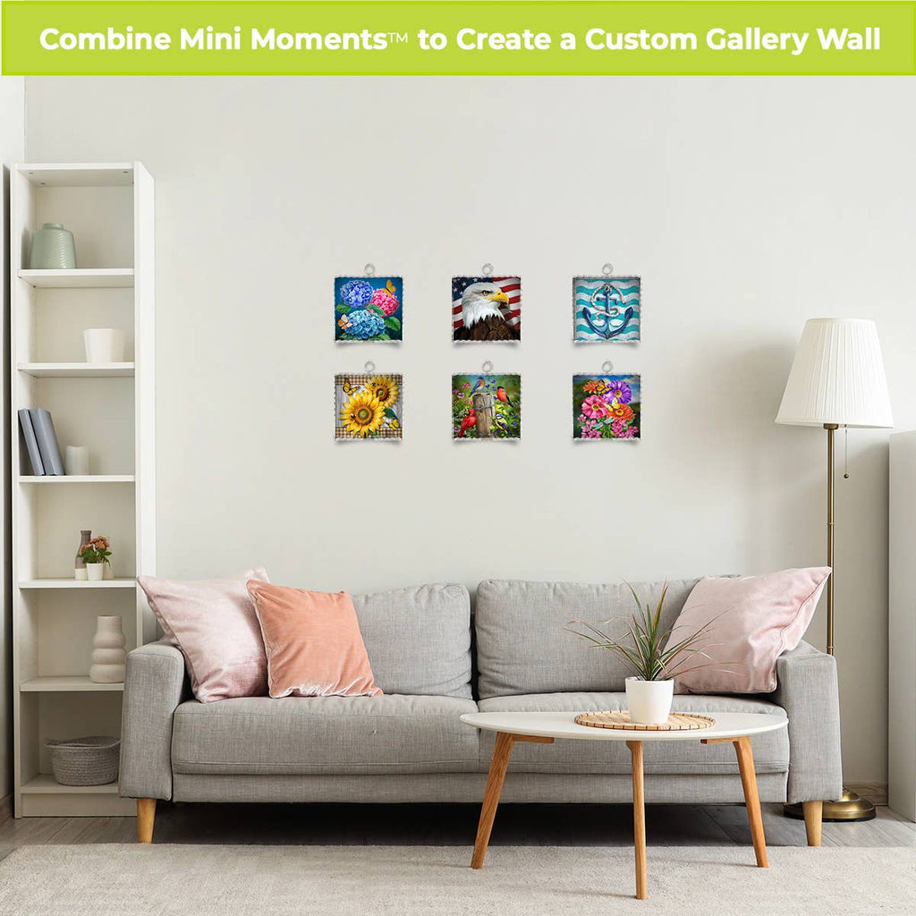 Colorful Hydrangeas Metal Mini Moment