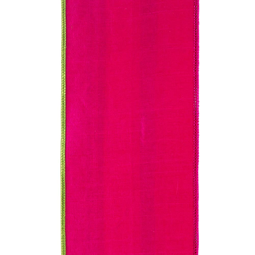 Stripe Trimming Overlay Dupioni Deluxe Wired Edge, 4"