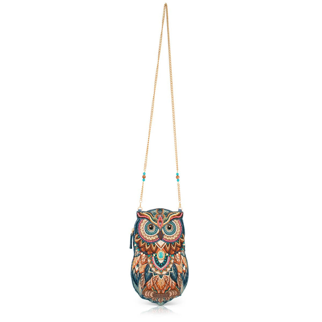 Wise & Wild Boho Turquoise Stone Beaded Crossbody Handbag