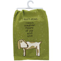 Dog Emit Magical Fibers Kitchen Towel