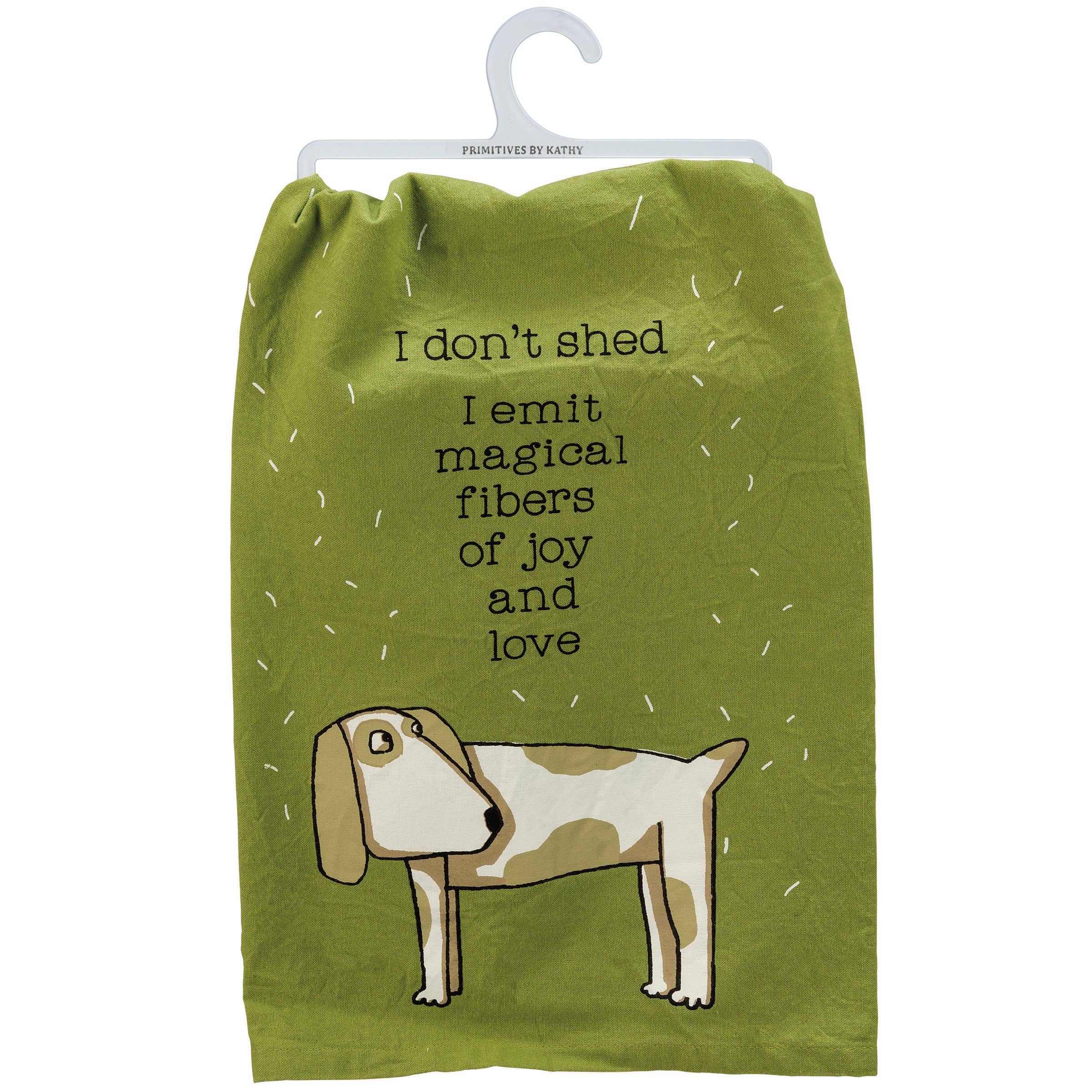 Dog Emit Magical Fibers Kitchen Towel