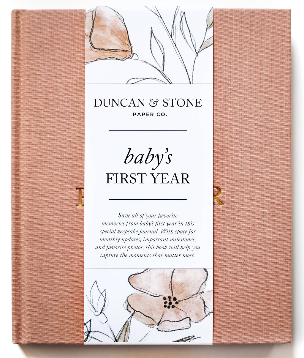 Baby's First Year Memory Book & Photo Album | Mother's Day