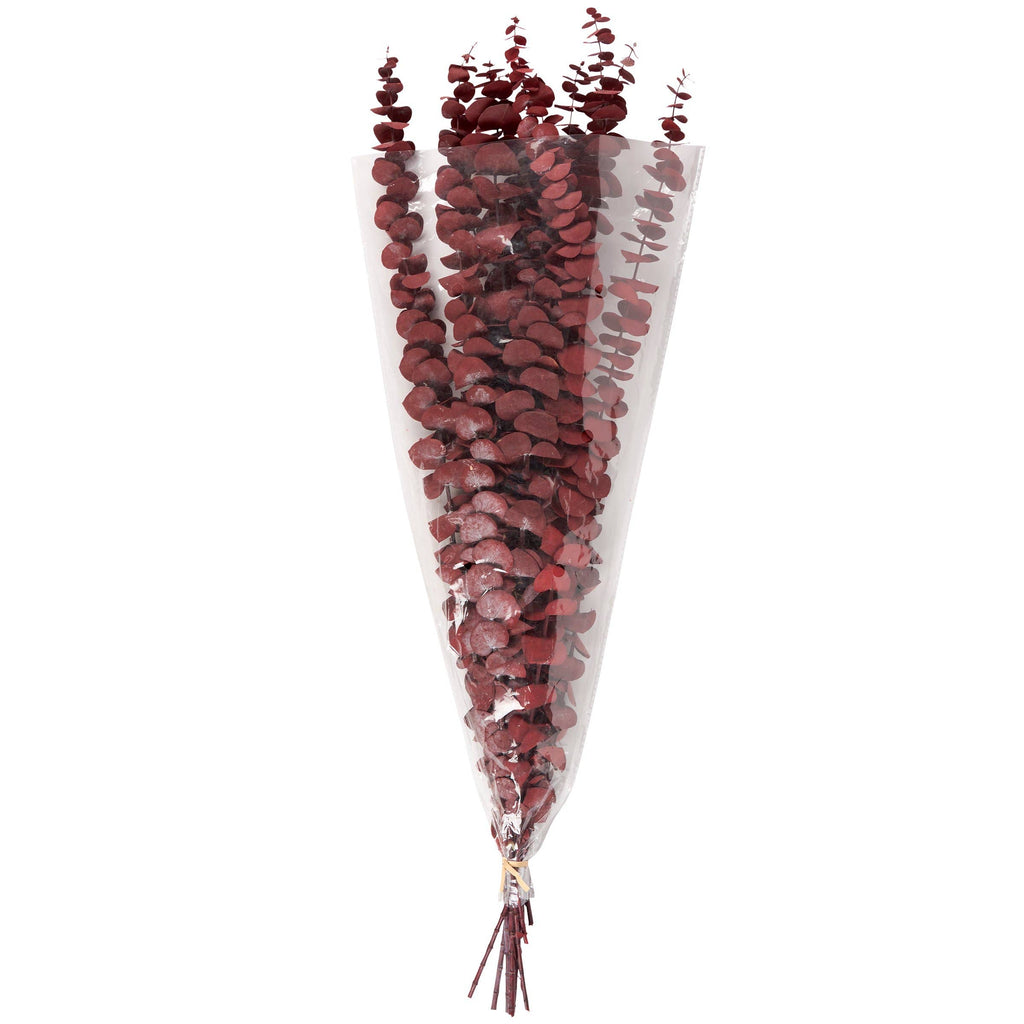 Dark Red Eucalyptus Bouquet