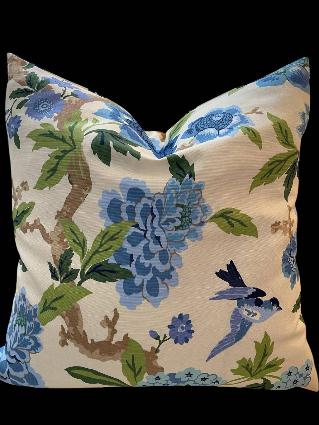 Alexandra Floral Pillow with Feather Insert 