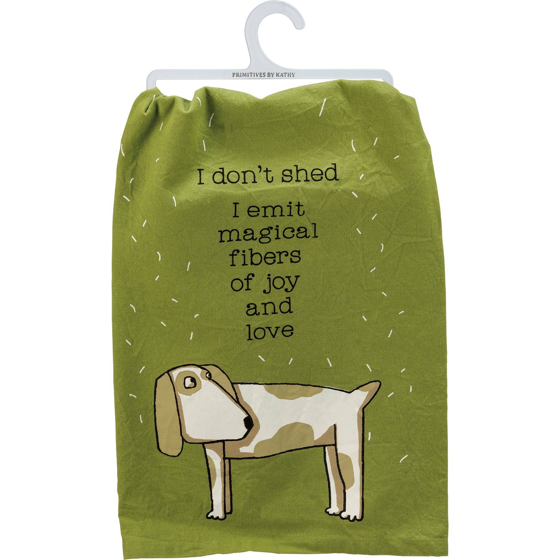 Dog Emit Magical Fibers Kitchen Towel
