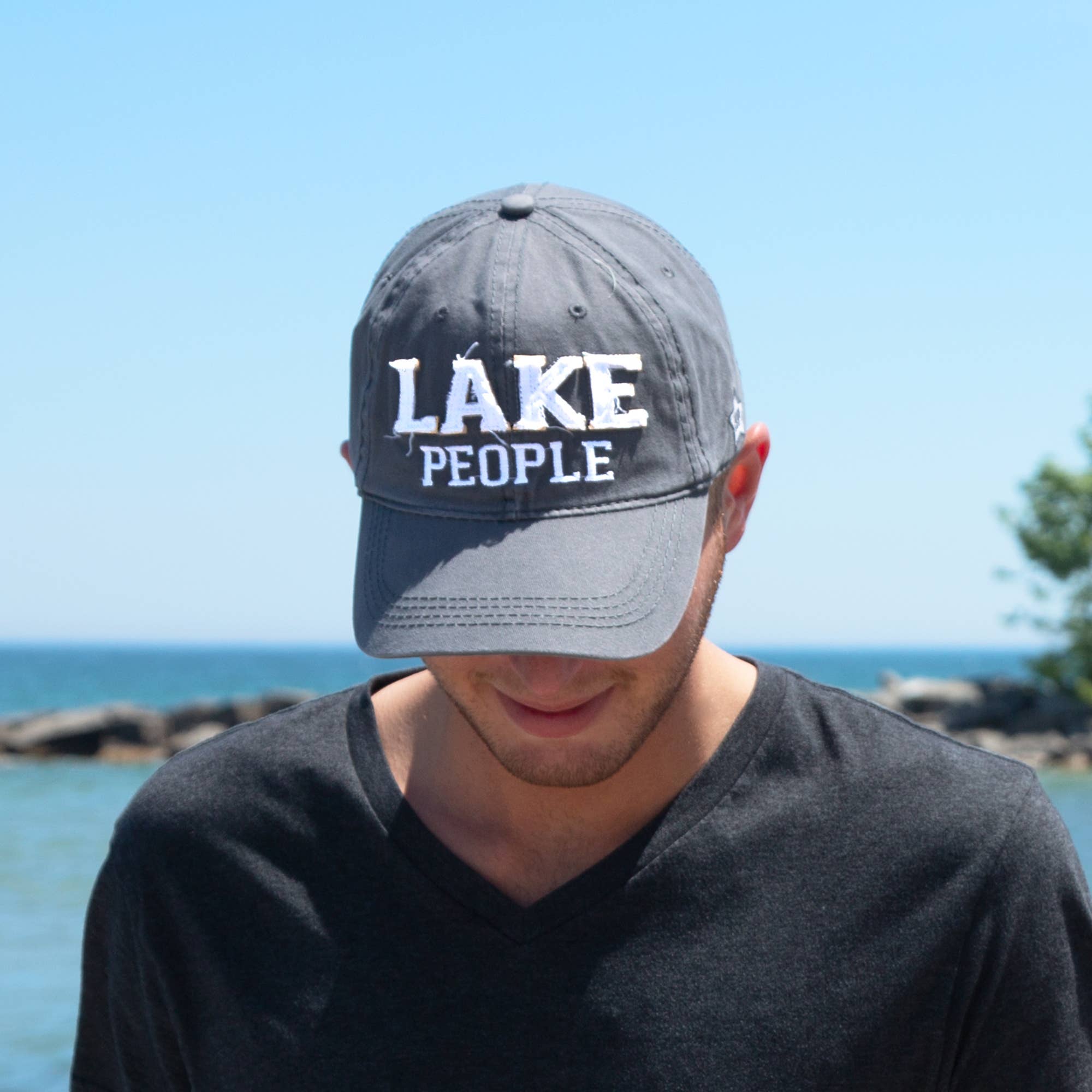 Lake People - Dark Gray Adjustable Hat