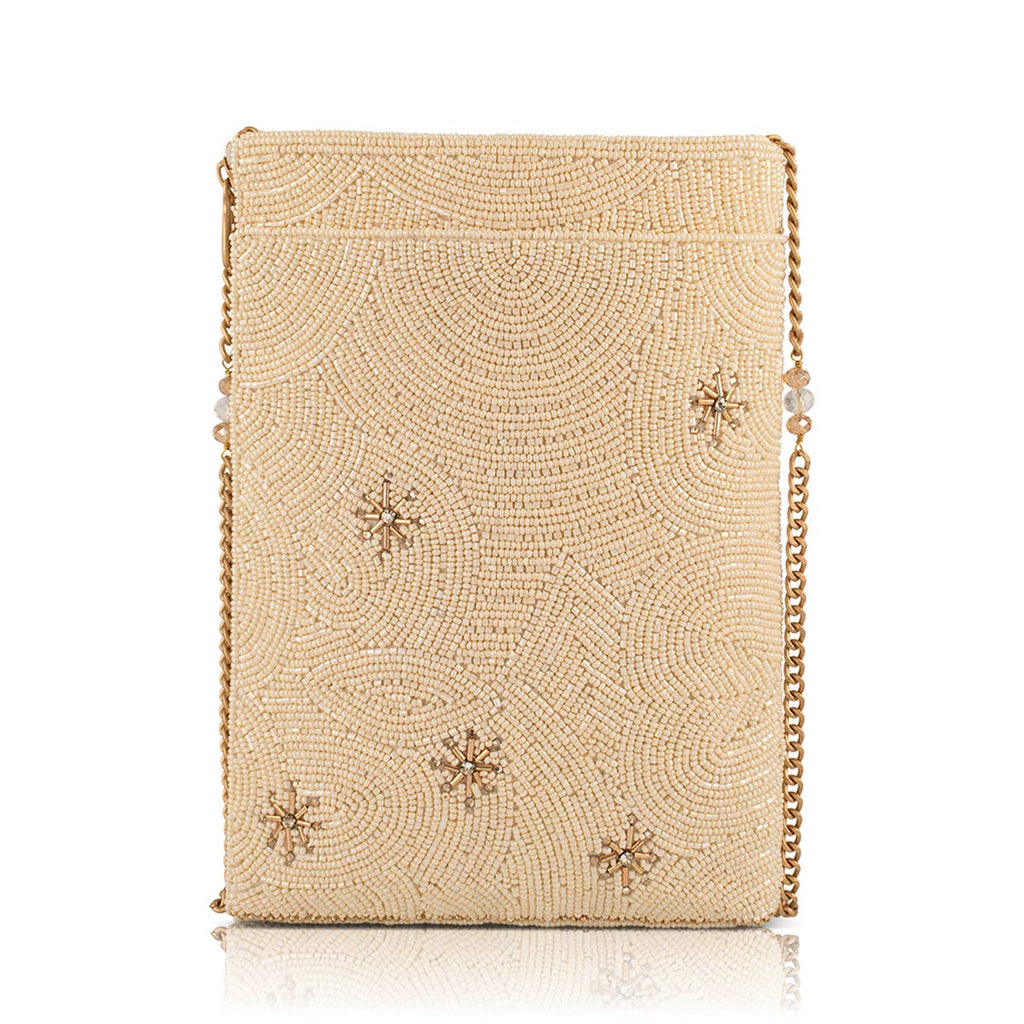 Crystal Martini beaded crossbody martini glass bag