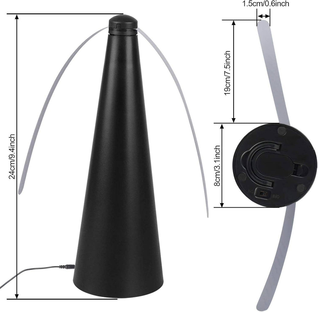 Table Fly Fan Portable Tabletop Fly Fan for Indoor Outdoor