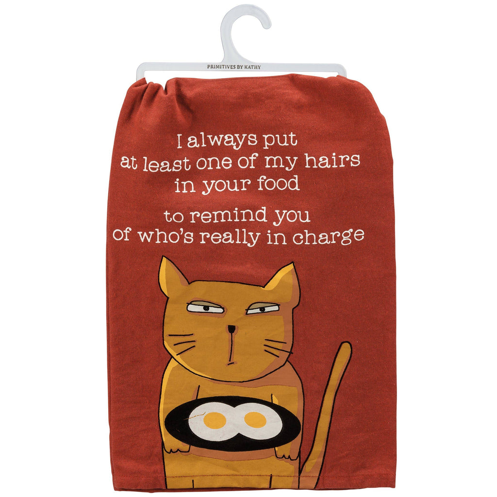 One Of My Hairs In Food Kitchen Towel