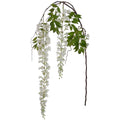 69" White Silk Wisteria Spray Indoor And Outdoor Decor