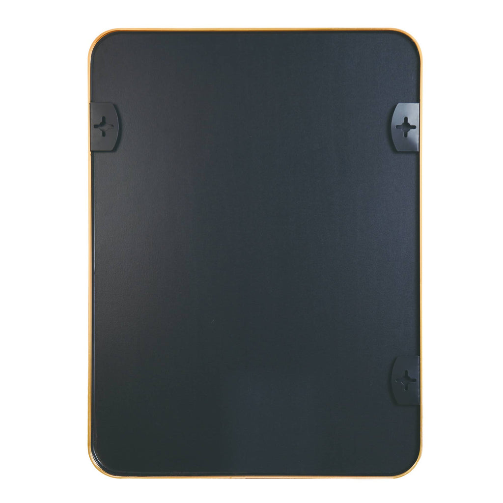 24x32 Gold Metal Framed Rectangular Bathrrom Mirror for Wall