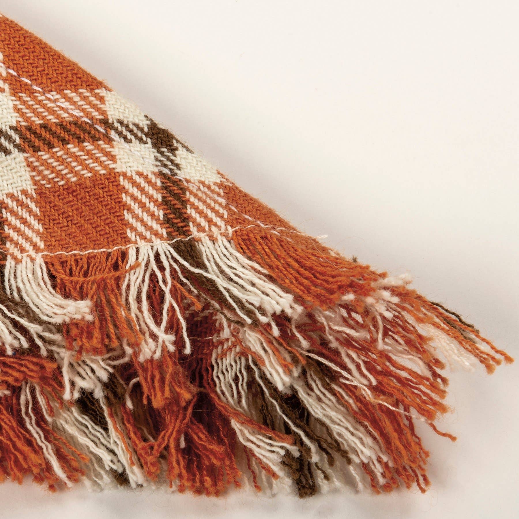 Fall Plaid Small Pet Bandana Set