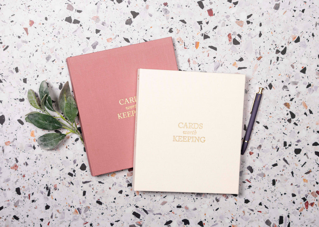 Cards Worth Keeping Journal | Birthday Card Organizer Book