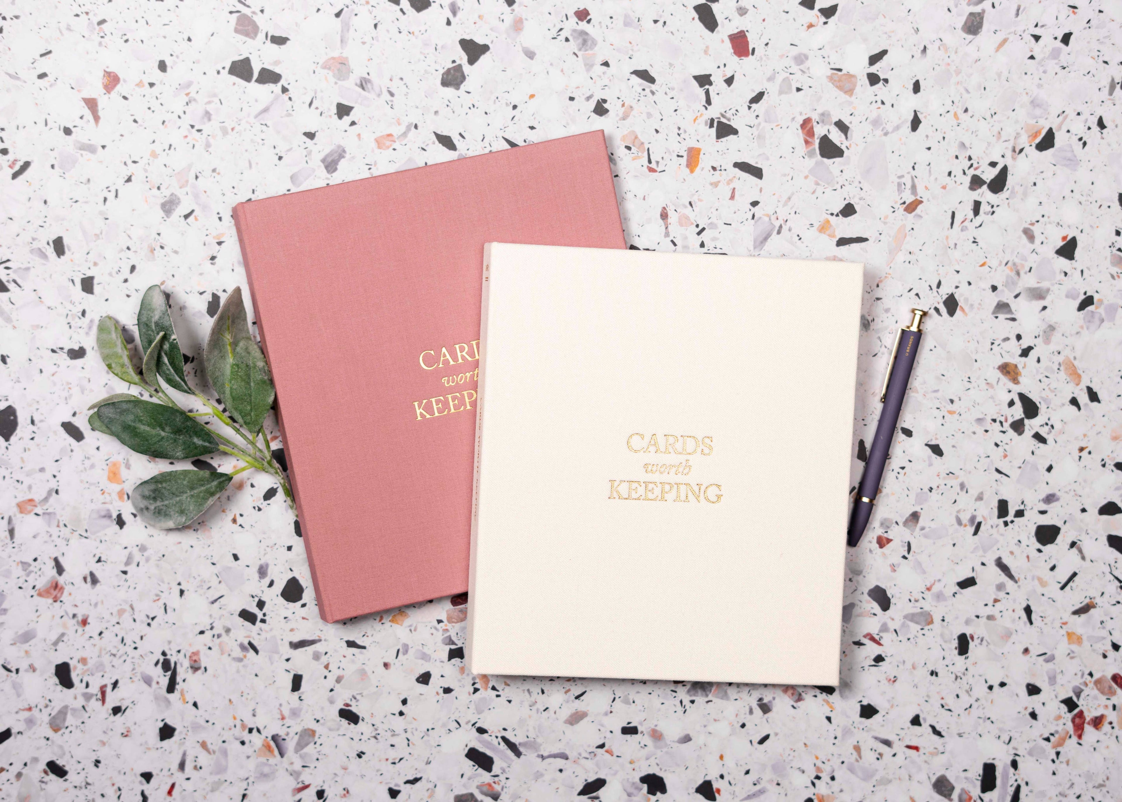Cards Worth Keeping Journal | Birthday Card Organizer Book