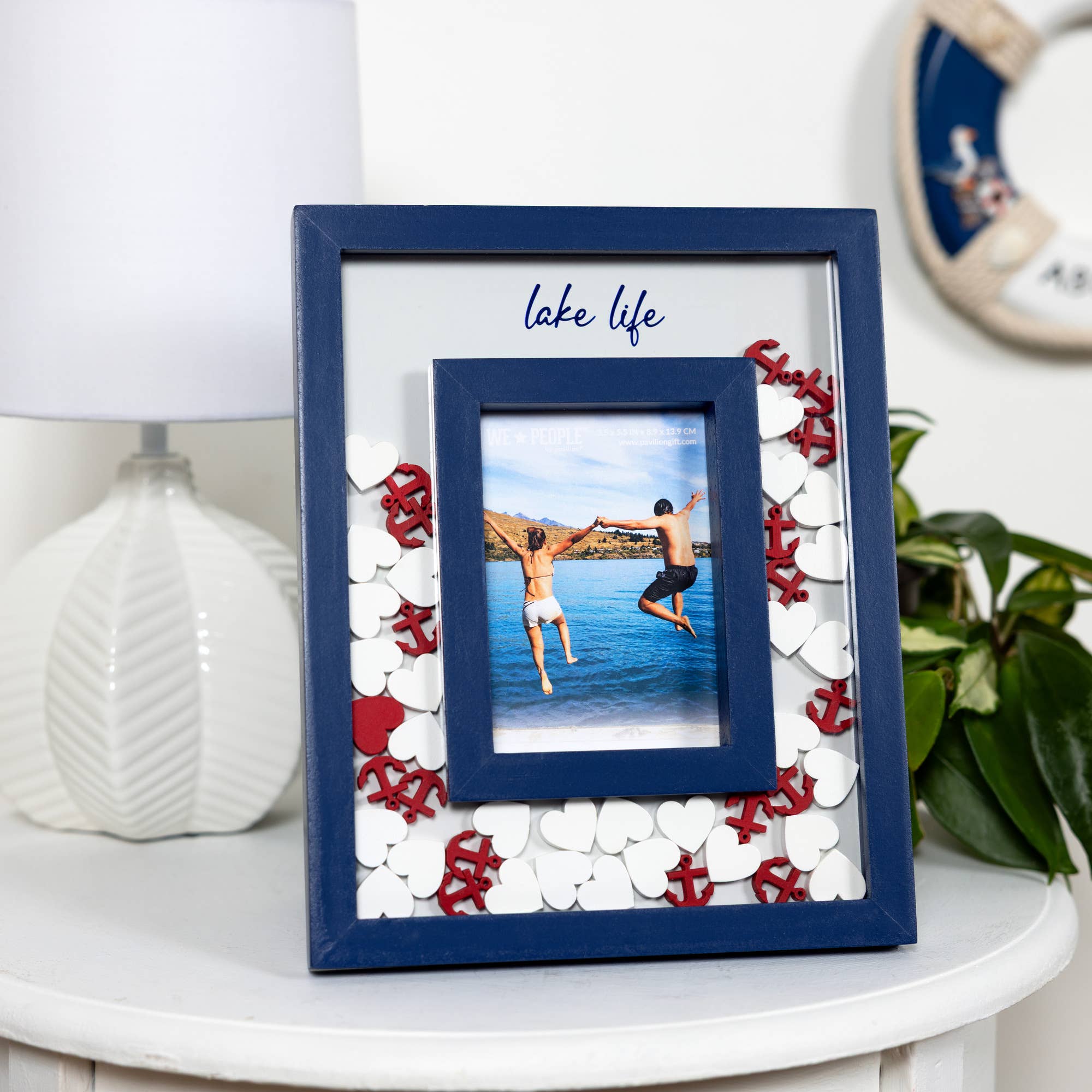 Lake Life - 8" x 10" Picture Frame (Holds 3.5" x 5.5" Photo)