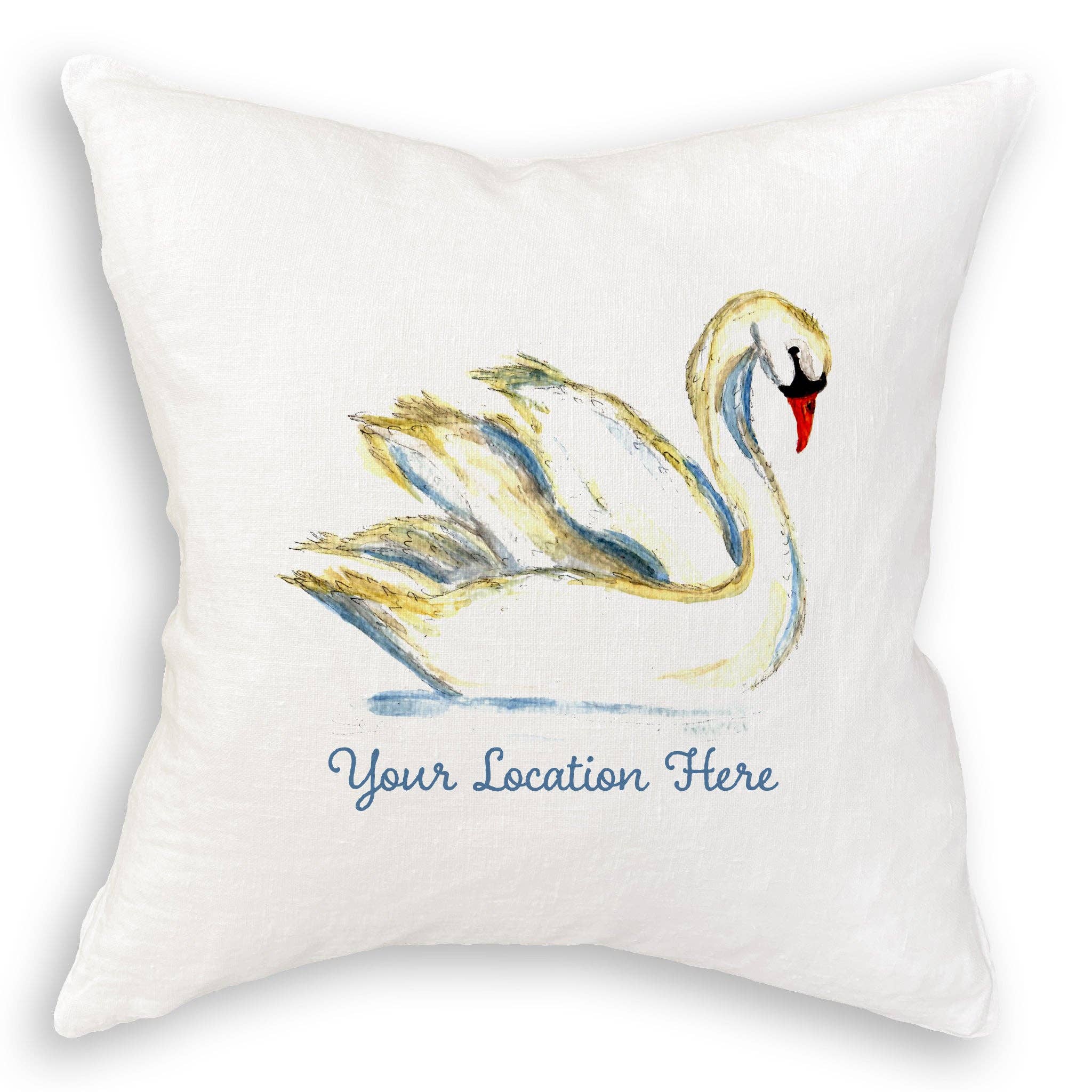 Swan with Location