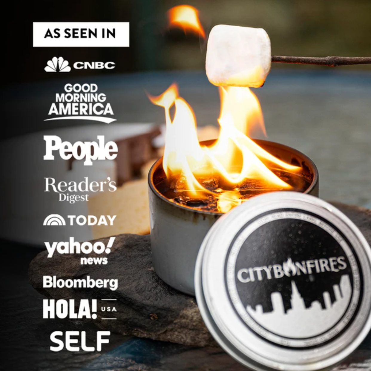 City Bonfire Mini Smokeless Tabletop Portable Fire Pit