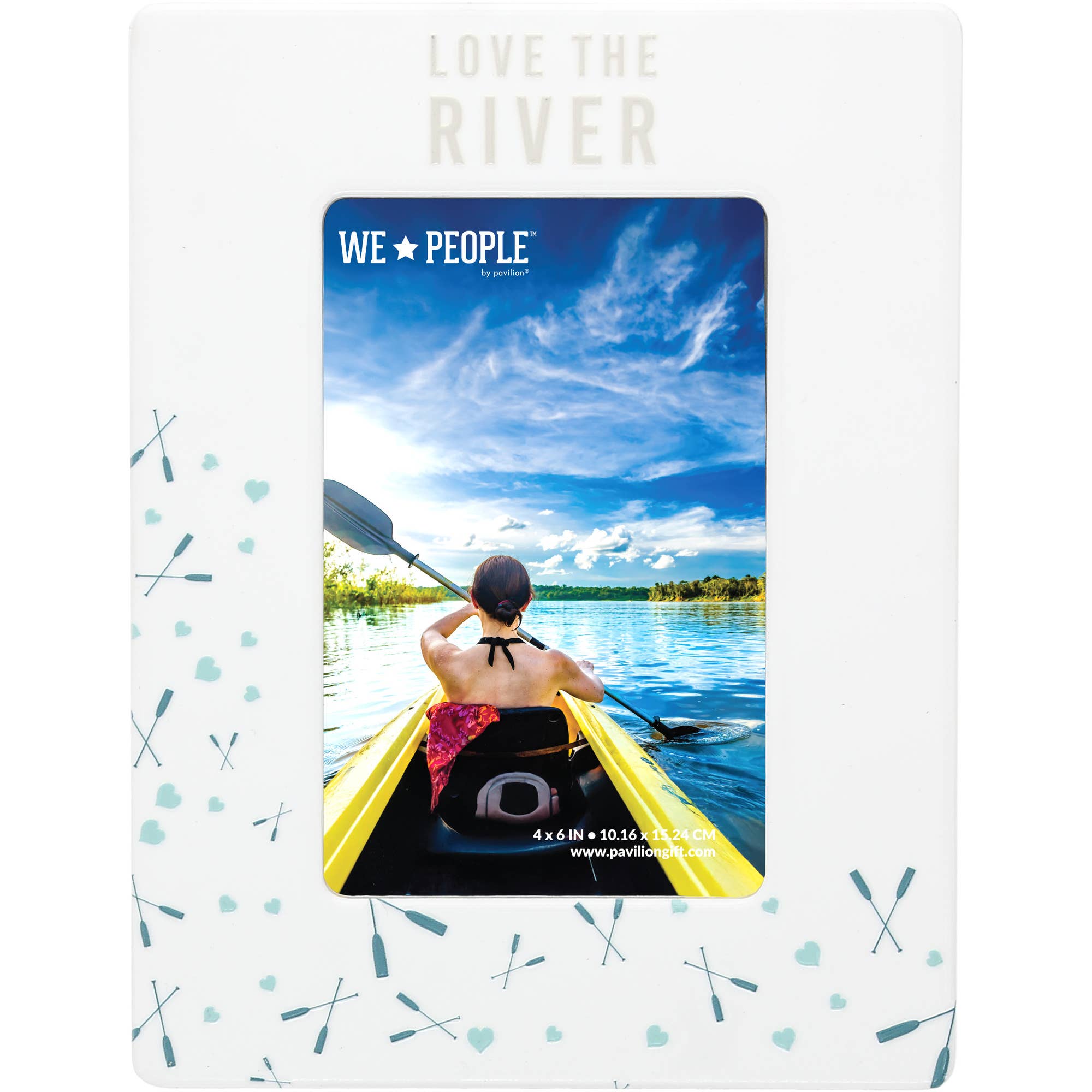 River - 6.25" x 8.25" Frame (Holds 4" x 6" Photo)