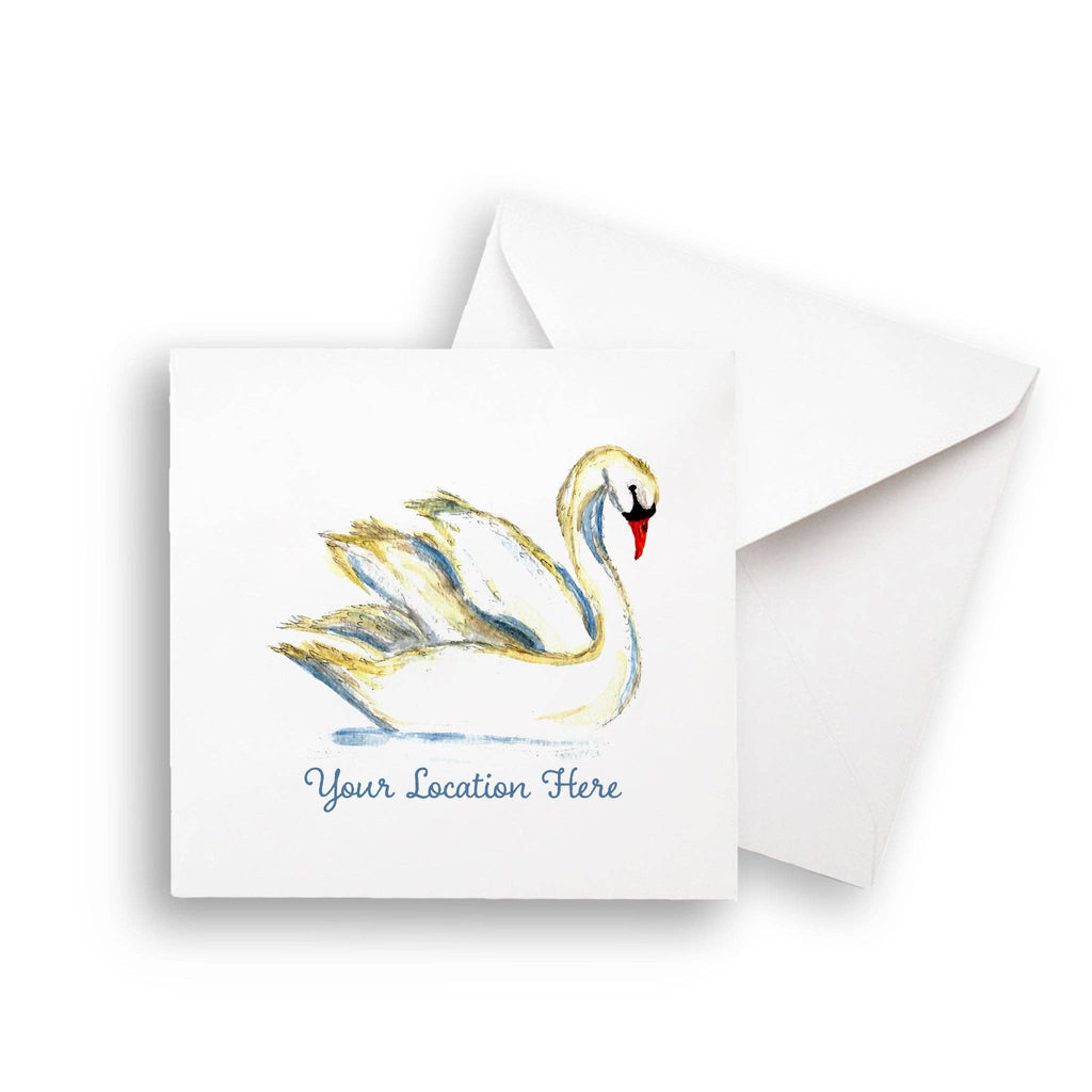 Swan with Location