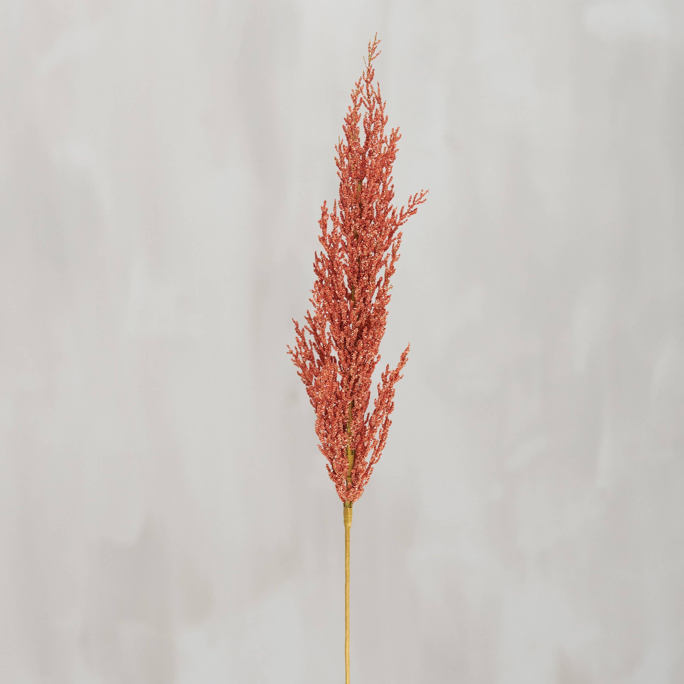 Rust Pampas Grass Floral Pick