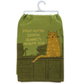 Your Spray Bottle Doesn't Scare Me Kitchen Towel