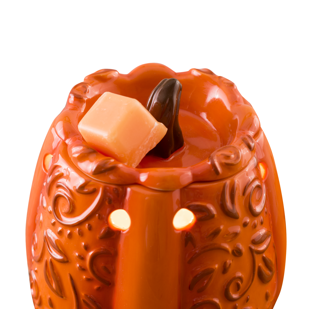 Swirly Pumpkin Fragrance & Wax Electric Warmer
