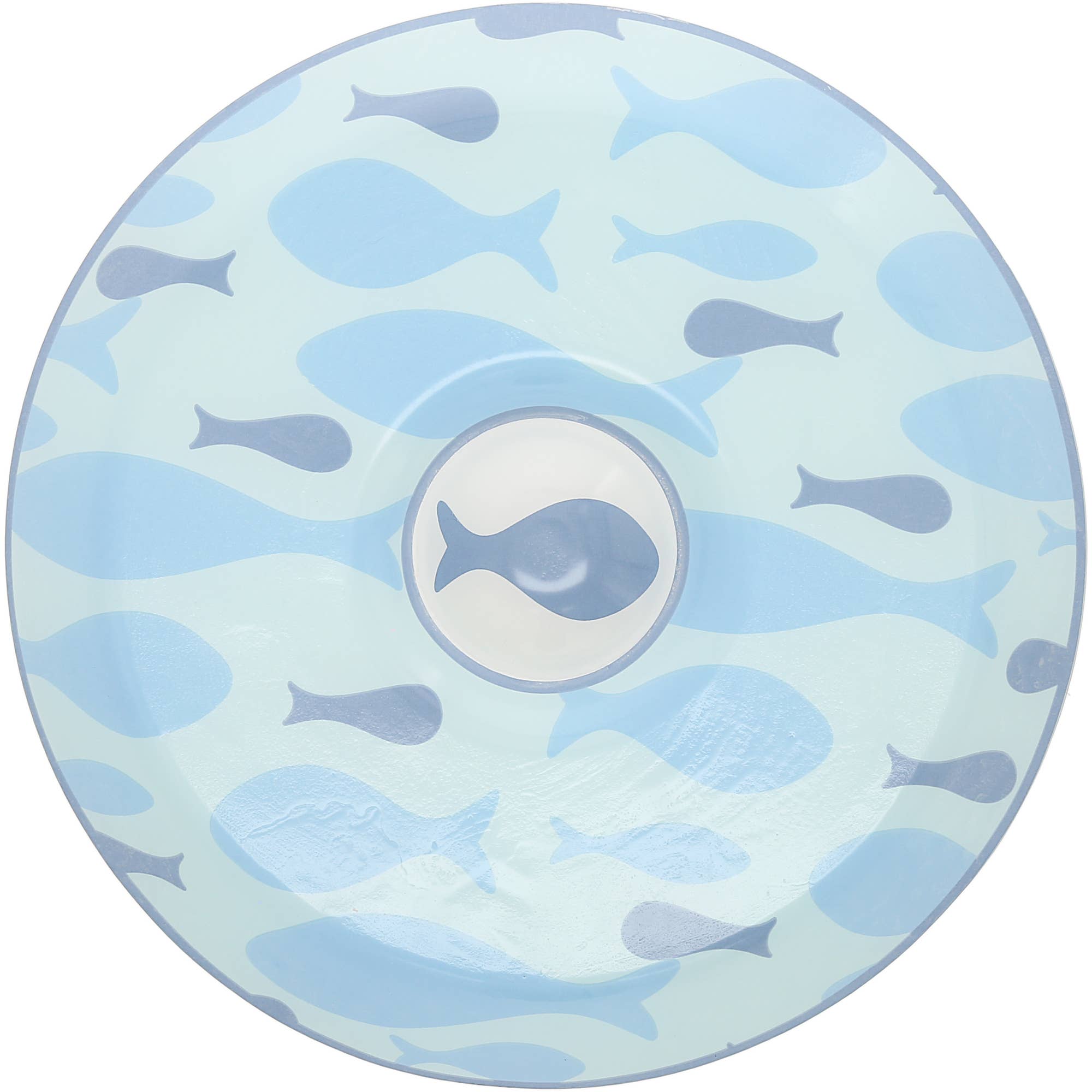 Lake - 11.5" Glass Platter with Bowl