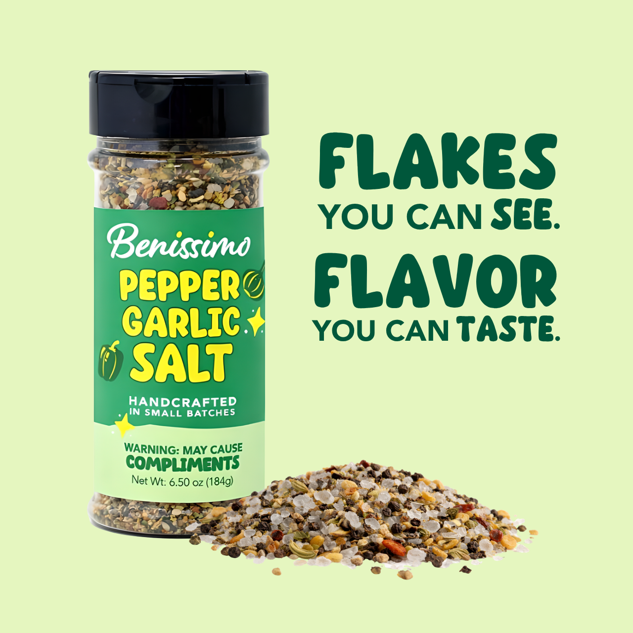 Pepper & Garlic Sea Salt (250mL PET)