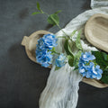 37" BLUE HYDRANGEA SPRAY