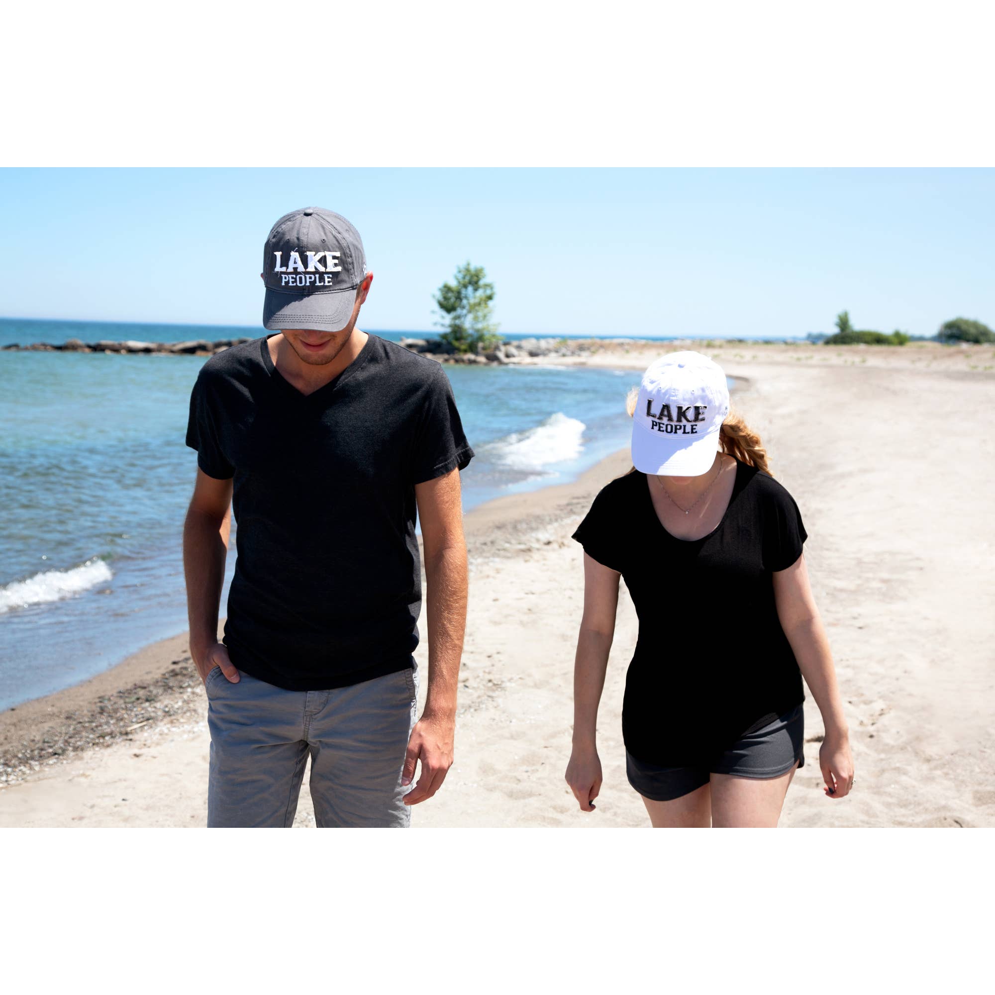 Lake People - Dark Gray Adjustable Hat