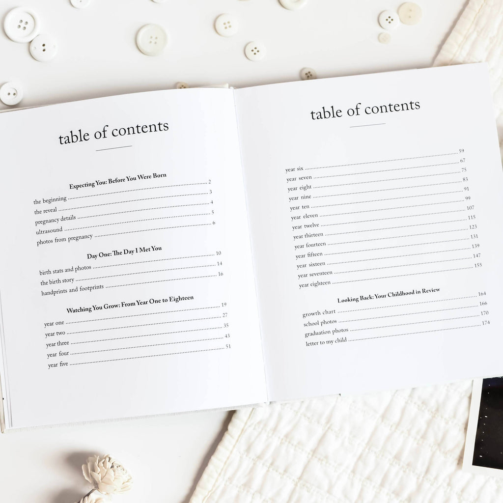 Baby Memory Book for New Mom Gift | Baby Photo Album