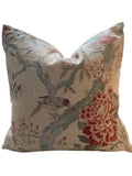 Katrina Floral Throw Pillow with Feather Insert(22 inch)