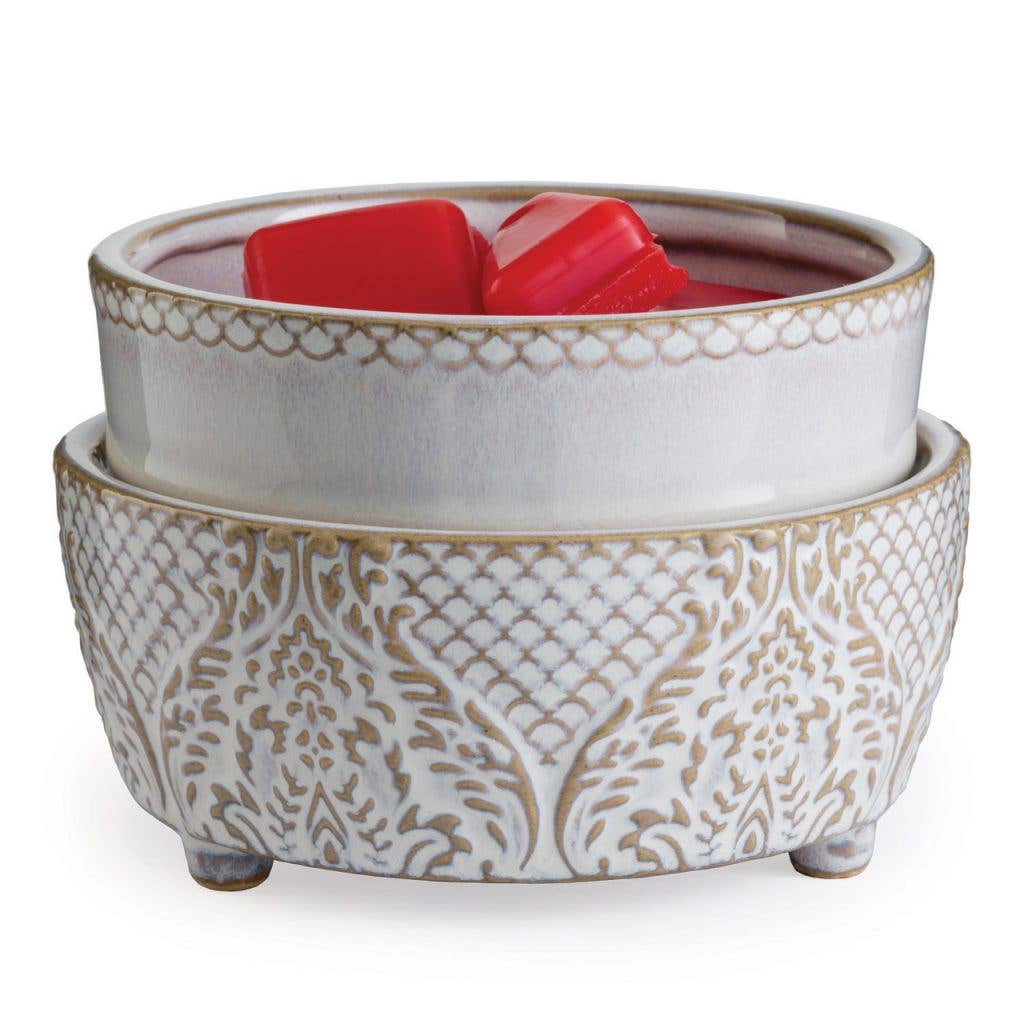 Vintage White 2-1 Warmer