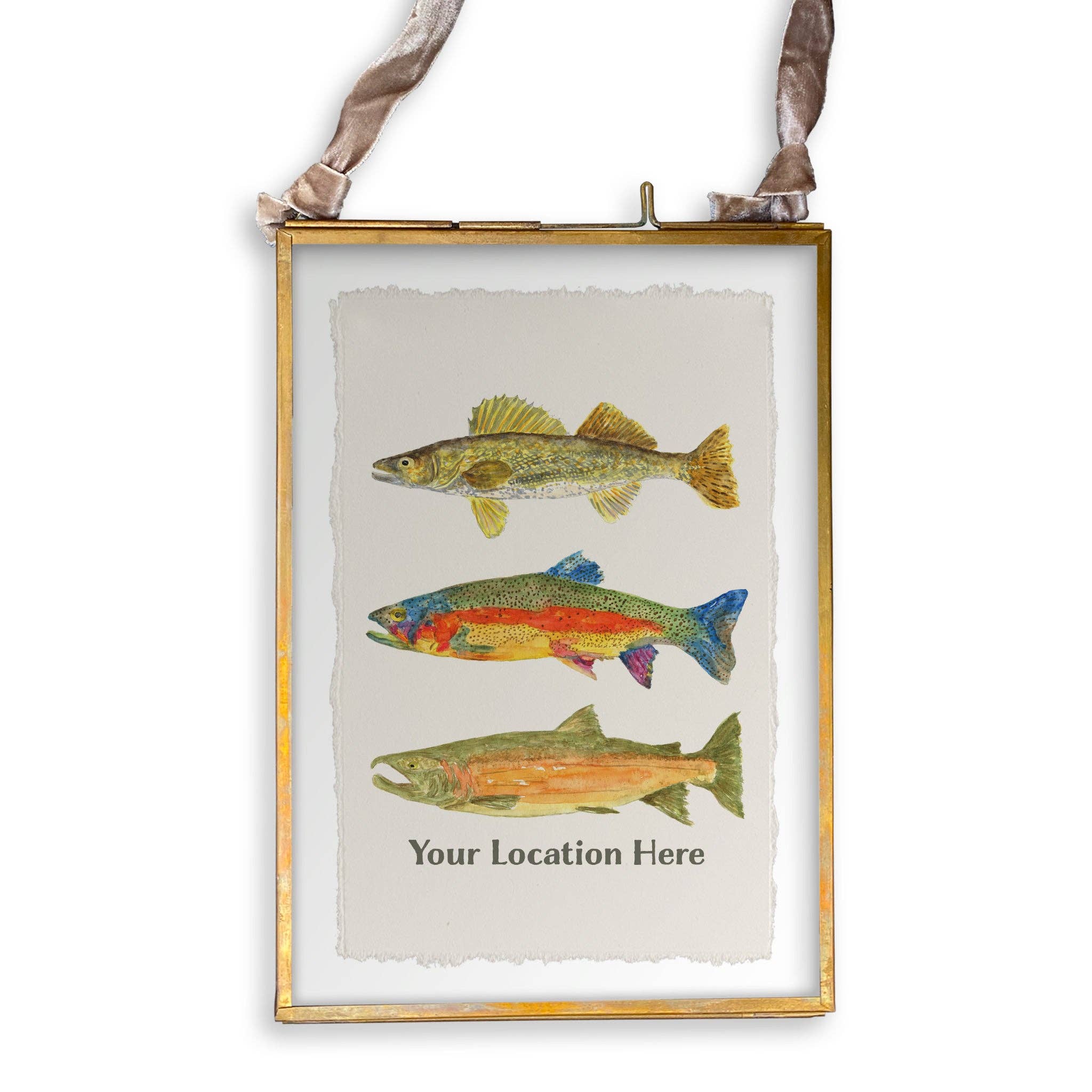 Lake Fish with Location