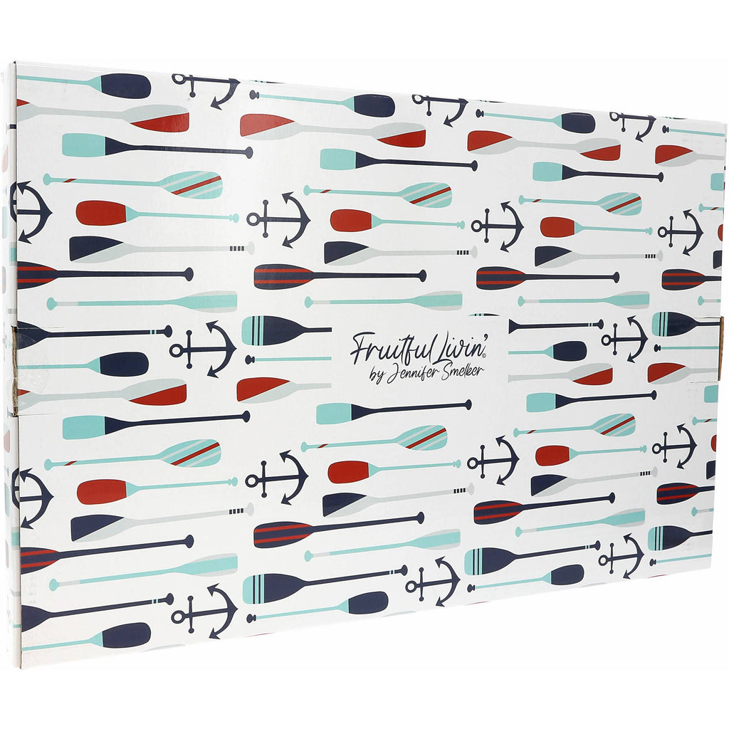 Lake - 16.75" x 11" Glass Serving Tray