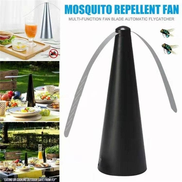 Table Fly Fan Portable Tabletop Fly Fan for Indoor Outdoor