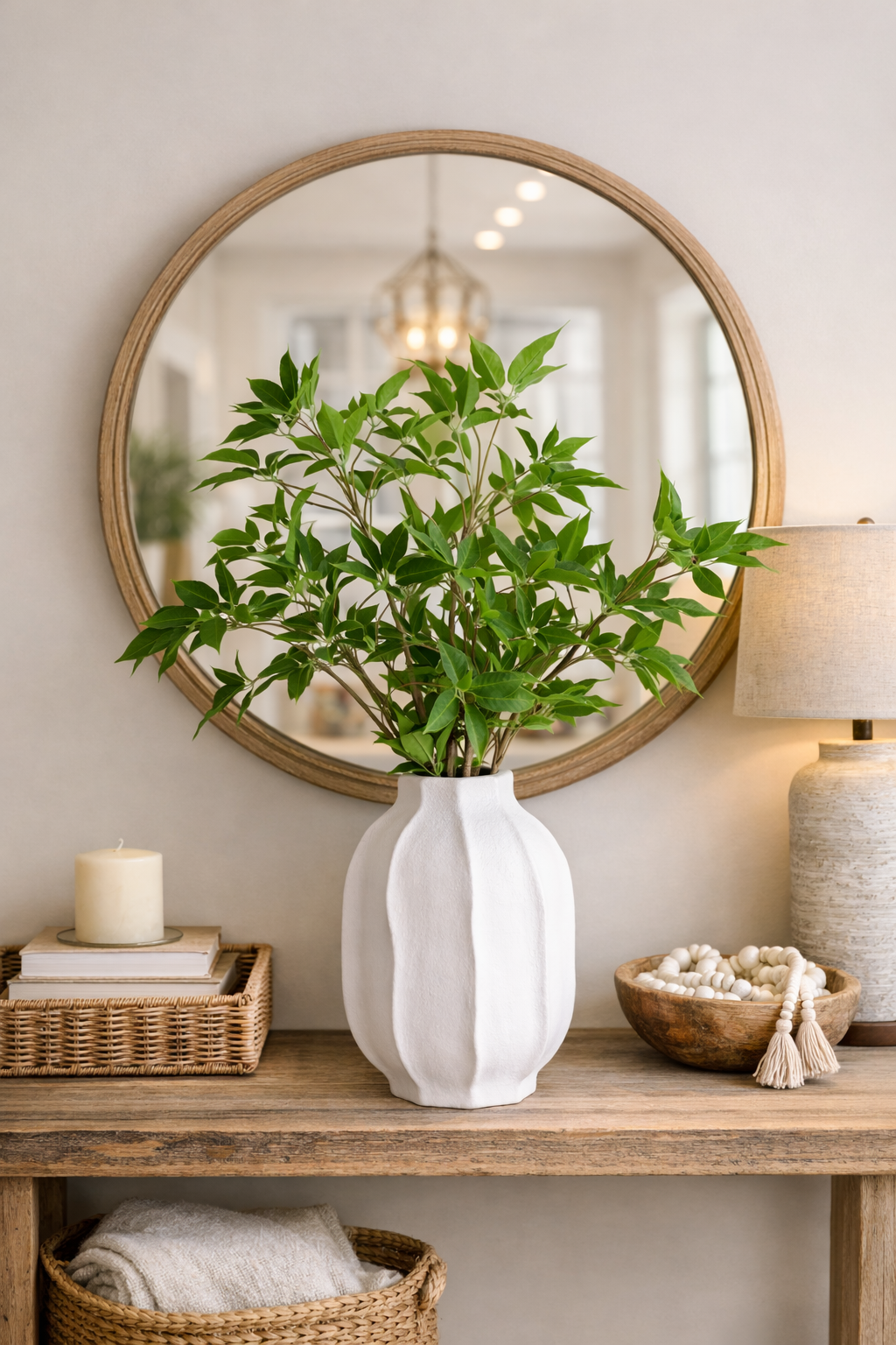 31” Designer Greenery Stem-Real Touch Artificial Willow