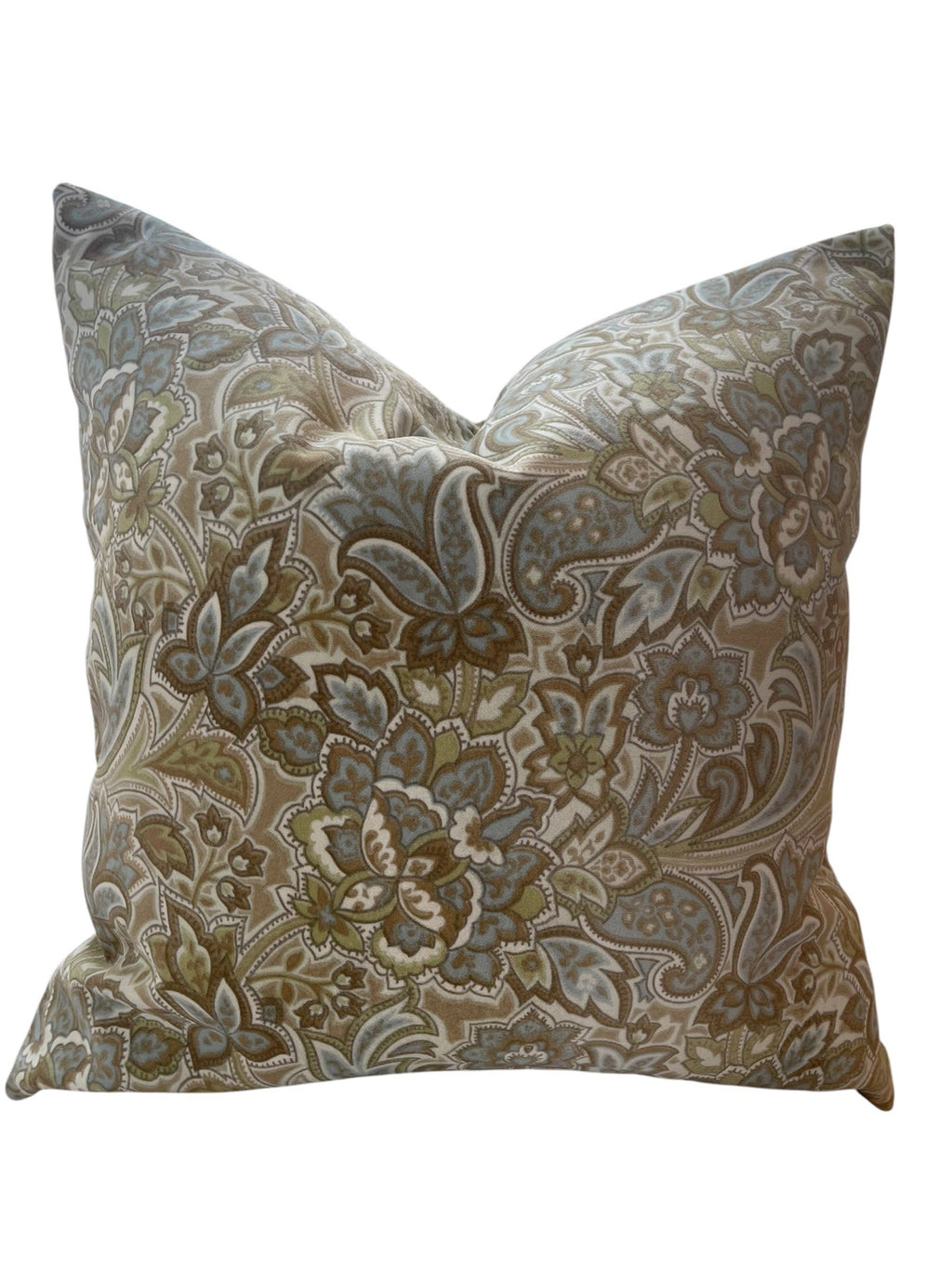 Delilah Floral Throw Pillow with Feather Insert 