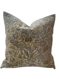 Delilah Floral Throw Pillow with Feather Insert 