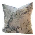 Vivienne Floral Throw Pillow with Feather Insert 