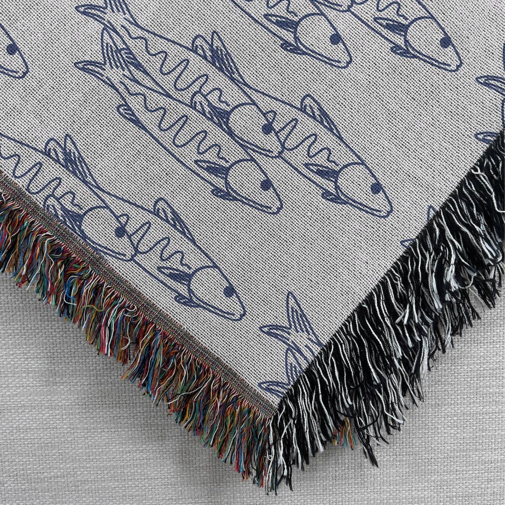 Coastal Grandma Woven Blanket, Beach Blanket