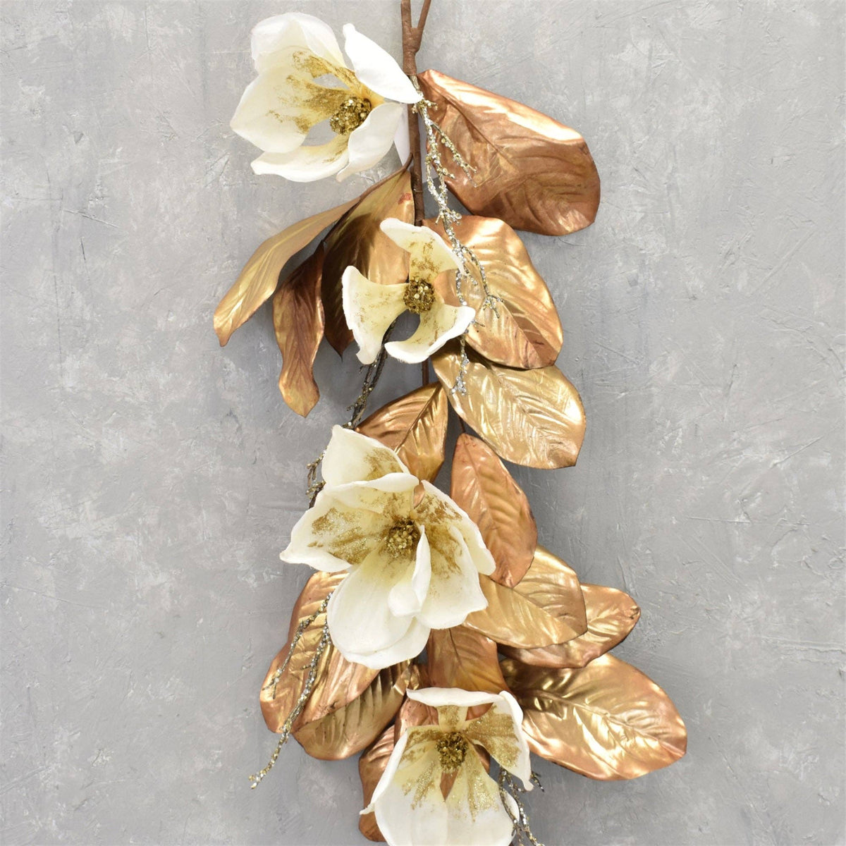 Glistening Magnolia Garland 72"