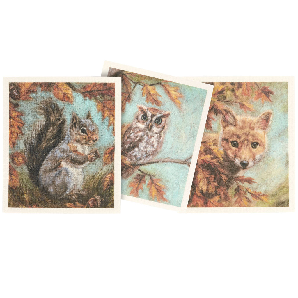 Fall Woods Swedish Cloth Set
