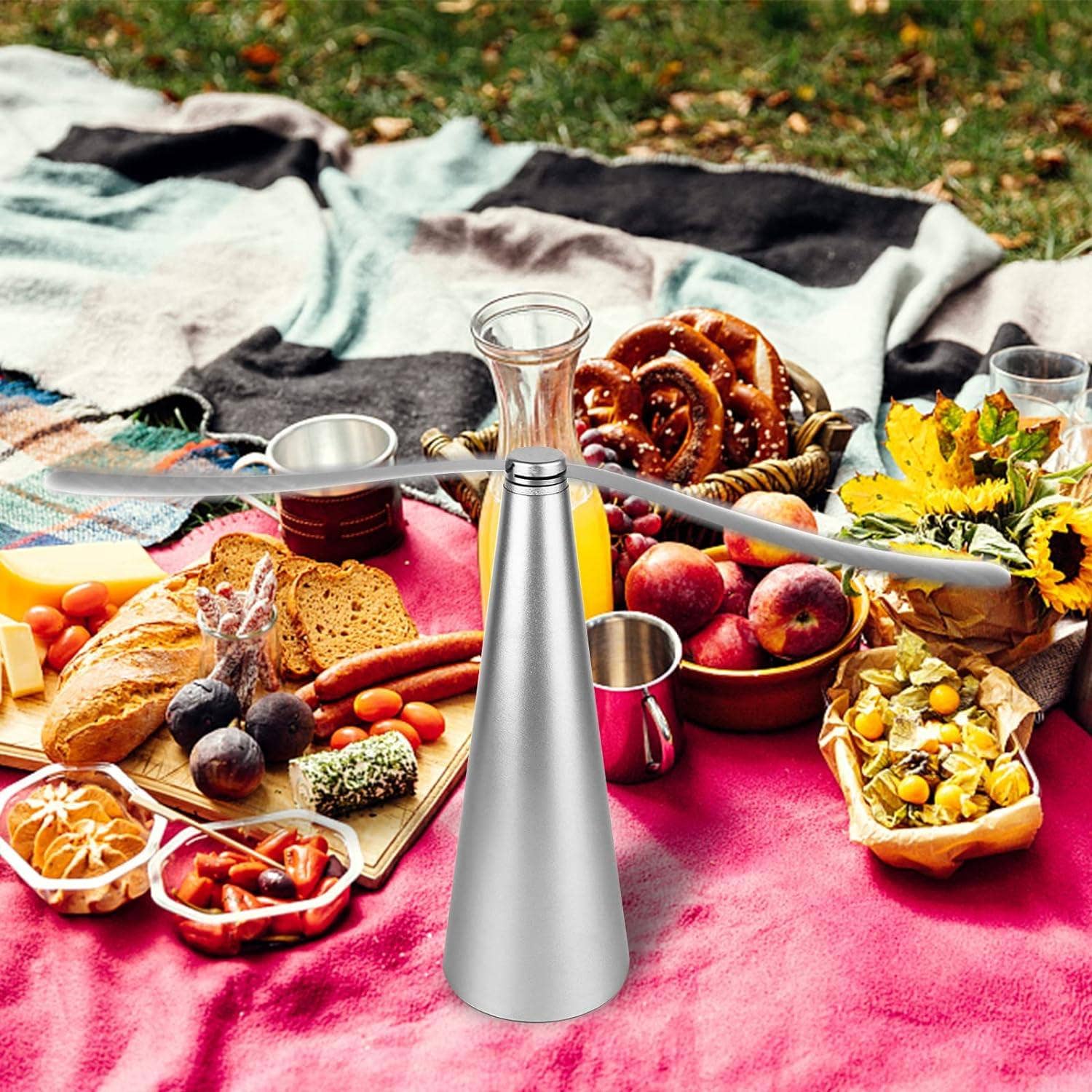 Table Fly Fan Portable Tabletop Fly Fan for Indoor Outdoor