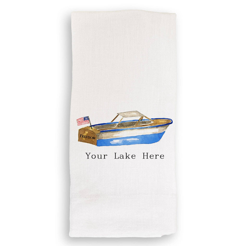 Blue Freedom Boat with Location