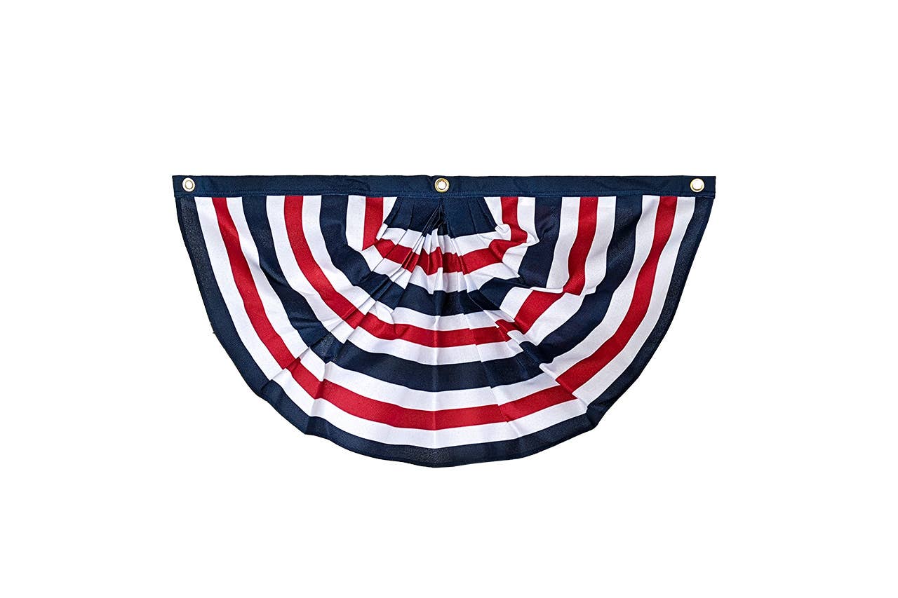 Red White And Blue Bunting 48" x 24"