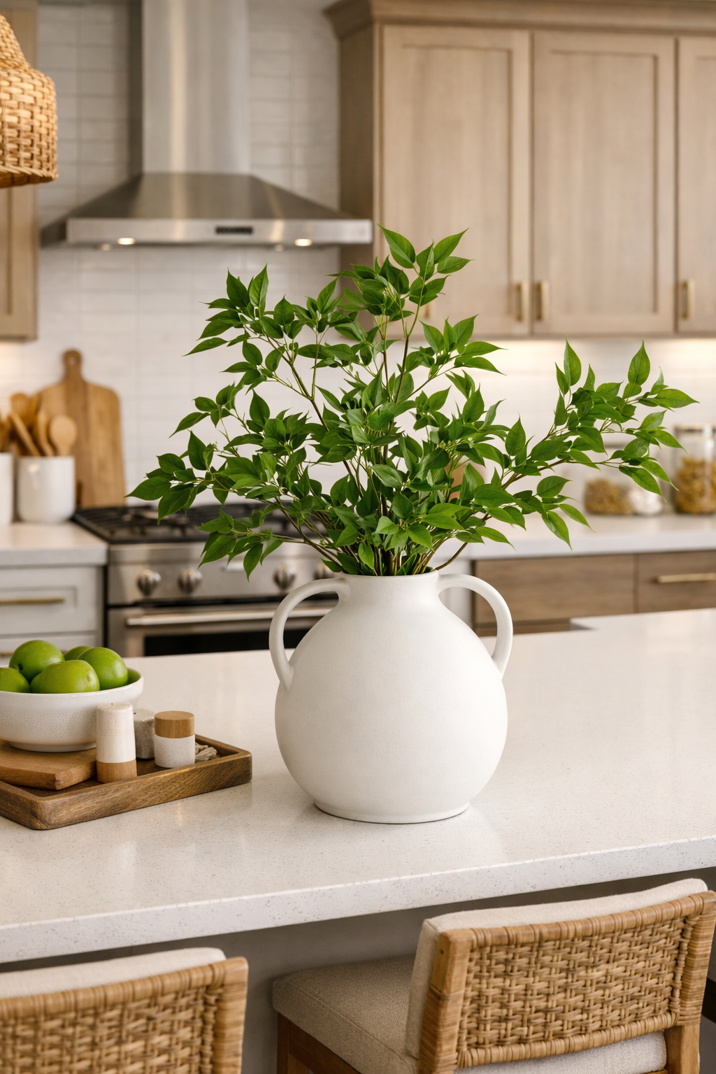31” Designer Greenery Stem-Real Touch Artificial Willow