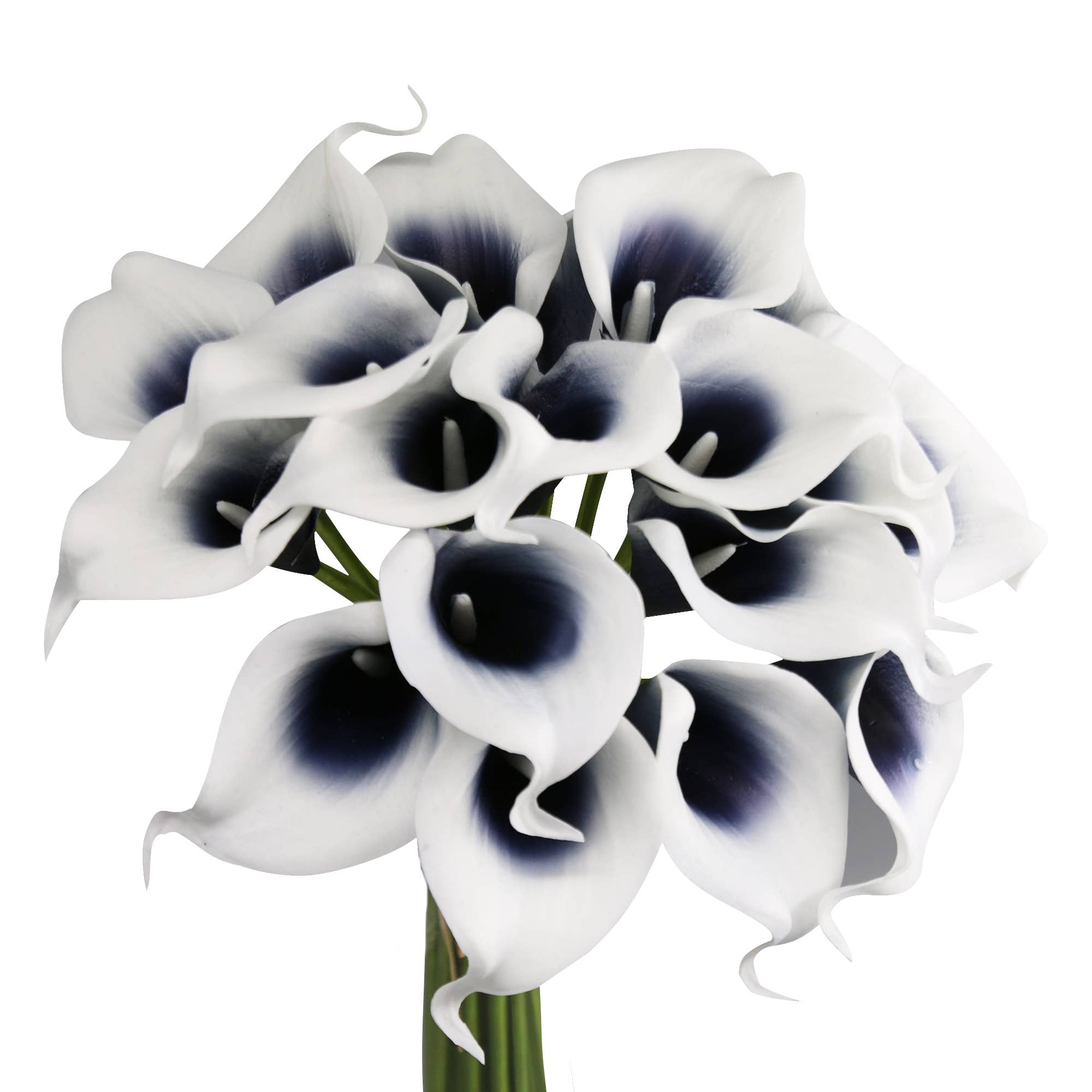 Pack of 10-Lifelike Real Touch Calla lily-Navy Collection