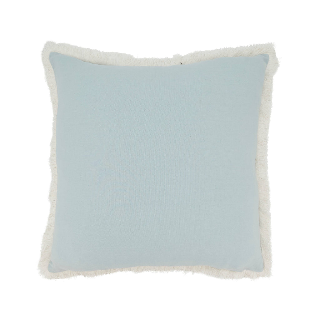 Embroidered Floral Pillow