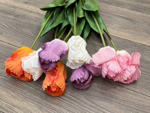 28"Ultra Realistic Real Touch Parrot Tulip Large bloom